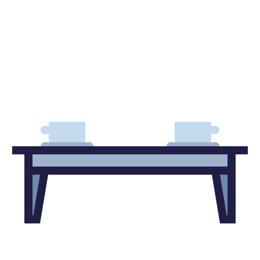 커피 테이블 Generic Blue icon