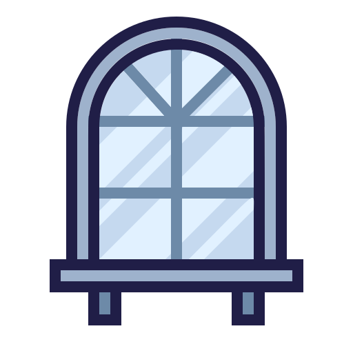 la fenêtre Generic Blue Icône