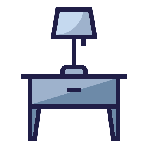 침실 램프 Generic Blue icon