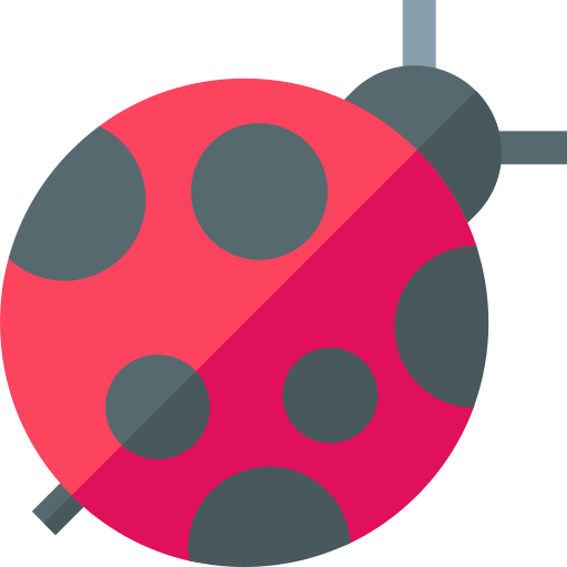 Ladybug Basic Straight Flat icon