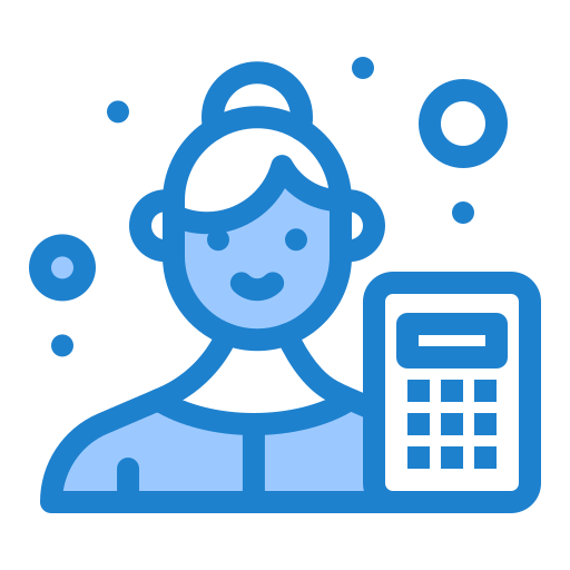 Accountant Generic Blue icon