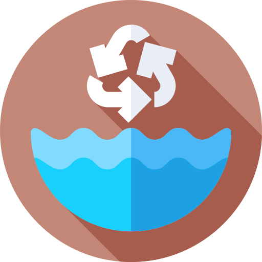 water Flat Circular Flat icoon