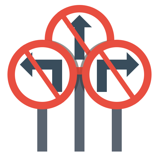 znak drogowy Generic Flat ikona