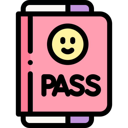 reisepass Detailed Rounded Lineal color icon