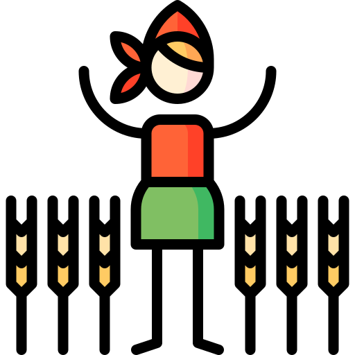 수확고 Puppet Characters Lineal Color icon