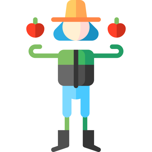 Fruit Puppet Characters Flat icon