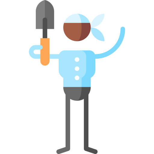 こて Puppet Characters Flat icon