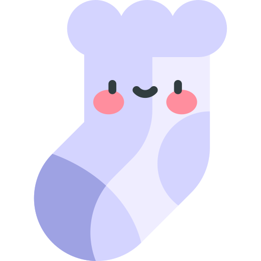 Sock Kawaii Flat icon