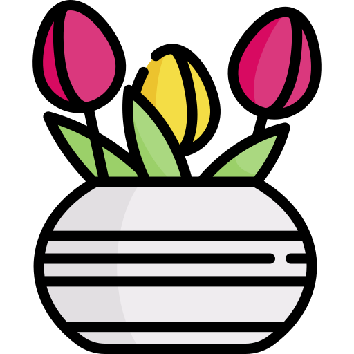 tulipanes Special Lineal color icono