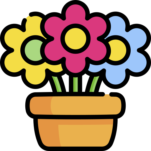 Flower pot Special Lineal color icon