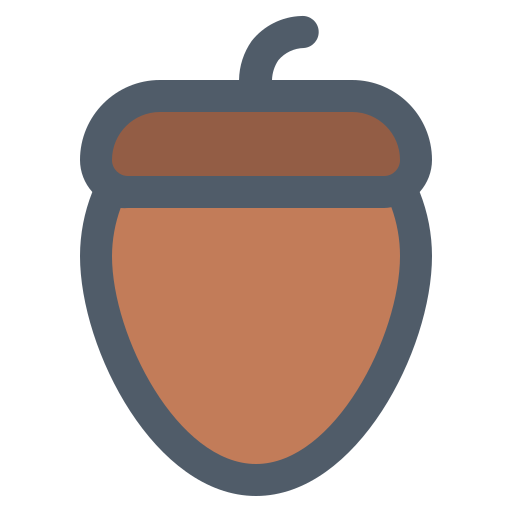 ドングリ Generic Outline Color icon