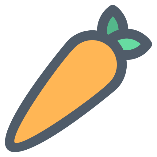 Carrot Generic Outline Color icon