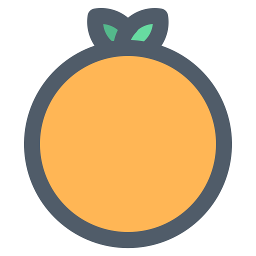 laranja Generic Outline Color Ícone
