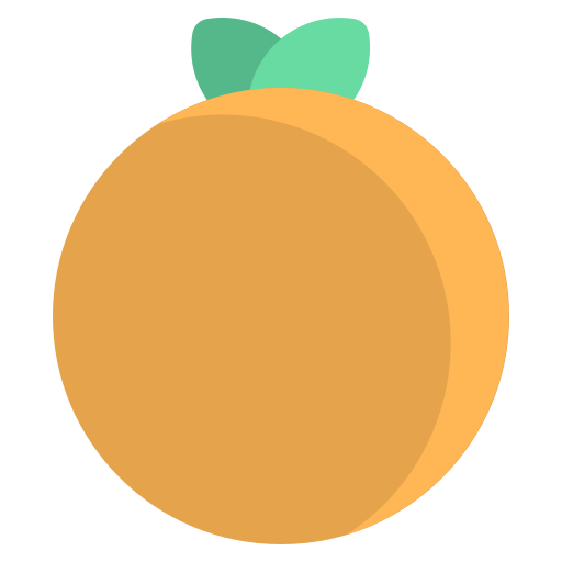 oranje Generic Flat icoon