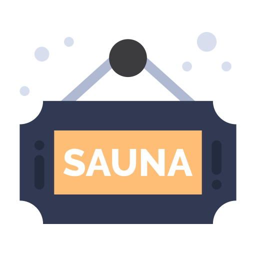 sauna Flatart Icons Flat icono