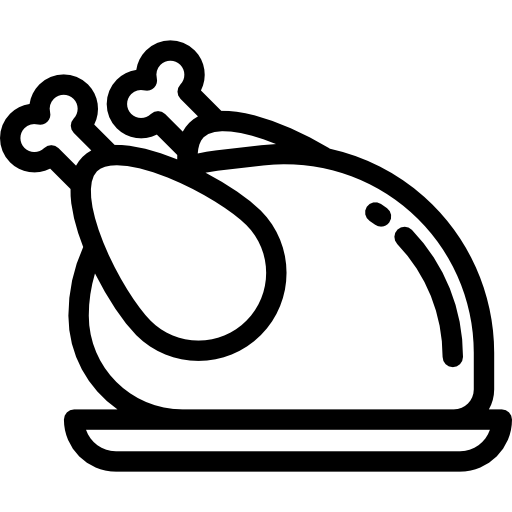 터키 Detailed Rounded Lineal icon