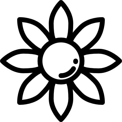 Sunflower Detailed Rounded Lineal icon