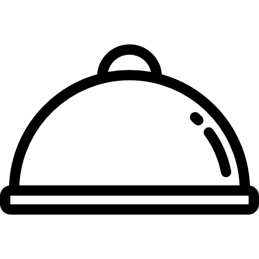 Блюдо Detailed Rounded Lineal иконка
