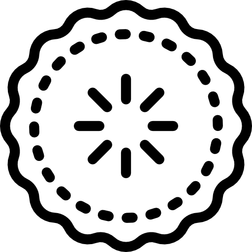 Пирог Detailed Rounded Lineal иконка