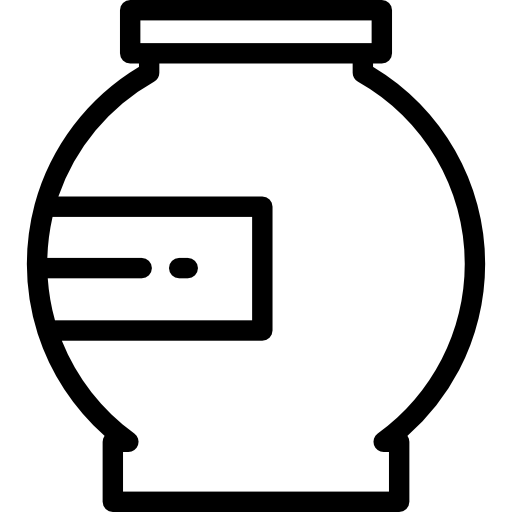 gelatina Detailed Rounded Lineal icono