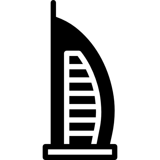 burj al arab Basic Miscellany Fill icoon
