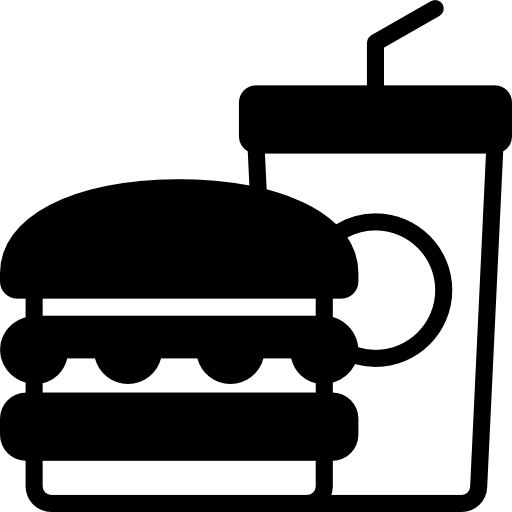 fast food Basic Miscellany Fill icona