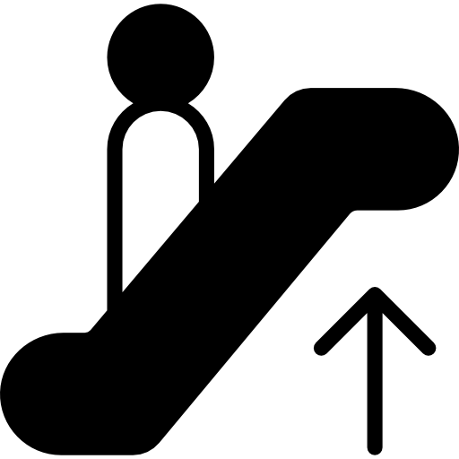 escalera mecánica Basic Miscellany Fill icono