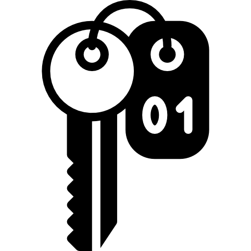 Room key Basic Miscellany Fill icon