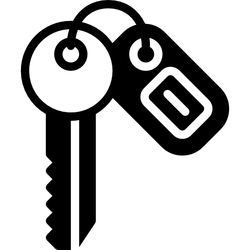 klucz do pokoju Basic Miscellany Fill ikona