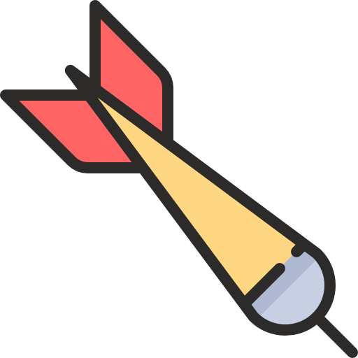 tablero de dardos Special Lineal color icono