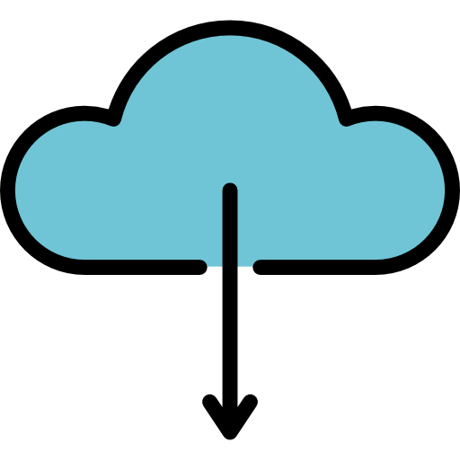 Cloud computing Special Lineal color icon