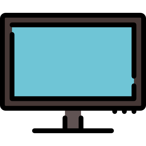 Écran de télévision Special Lineal color Icône