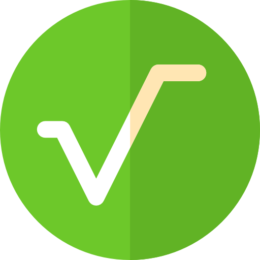 Square root Basic Rounded Flat icon
