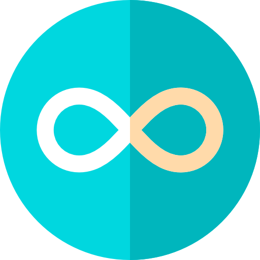 Infinity Basic Rounded Flat icon