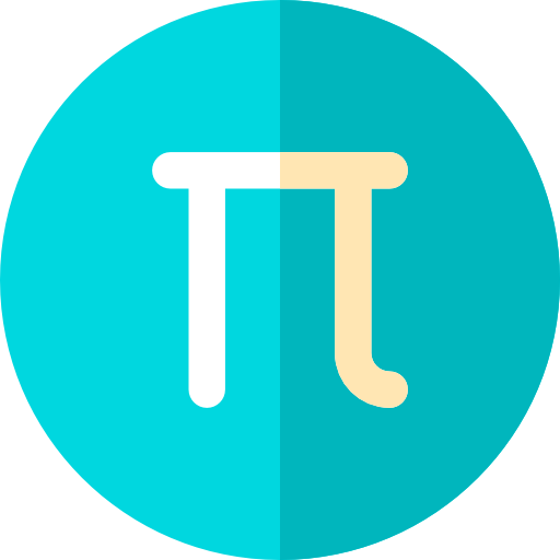 pi Basic Rounded Flat icono