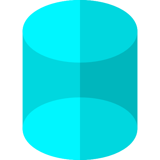 Цилиндр Basic Rounded Flat иконка