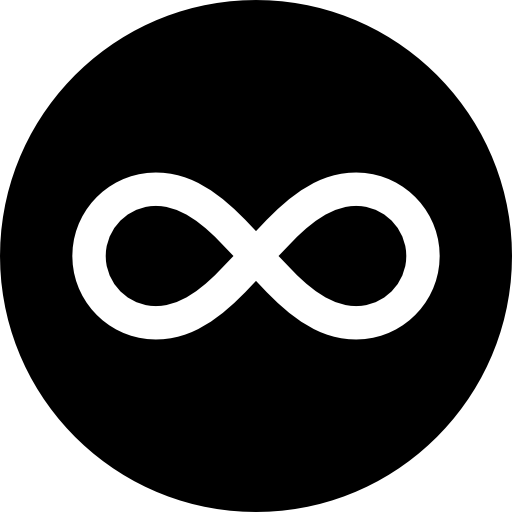 Infinity Basic Rounded Filled icon