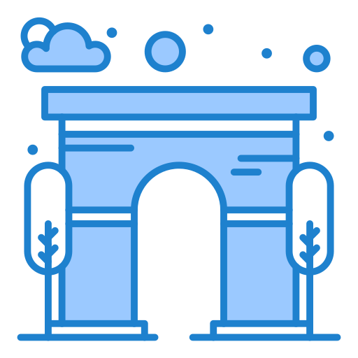 ゲート Generic Blue icon