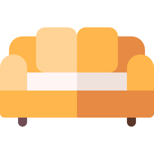 sofá Basic Rounded Flat icono