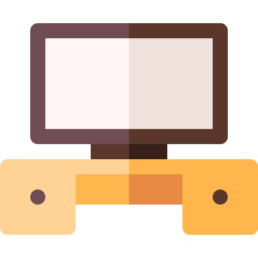 テレビ Basic Rounded Flat icon