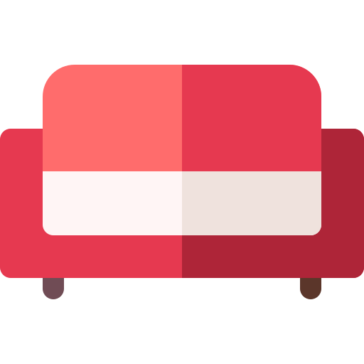 couch Basic Rounded Flat icon