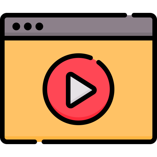 Video player Special Lineal color icon