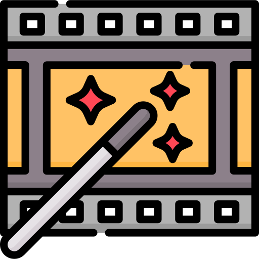 Film editing Special Lineal color icon