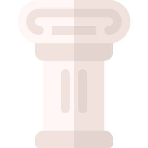 colonne Basic Rounded Flat Icône