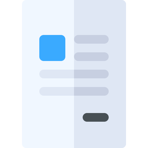 formularz kontaktowy Basic Rounded Flat ikona