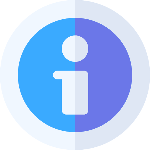 info Basic Rounded Flat icoon