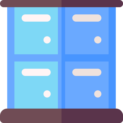 Locker room Basic Rounded Flat icon