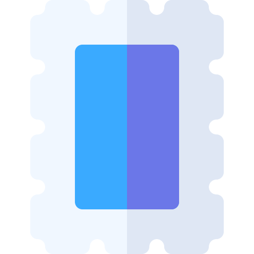 pieczęć Basic Rounded Flat ikona
