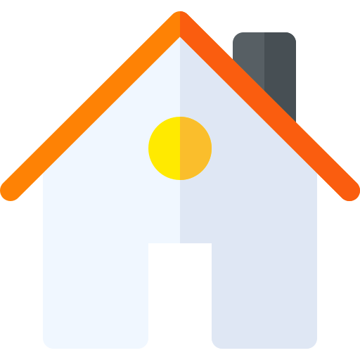 hogar Basic Rounded Flat icono