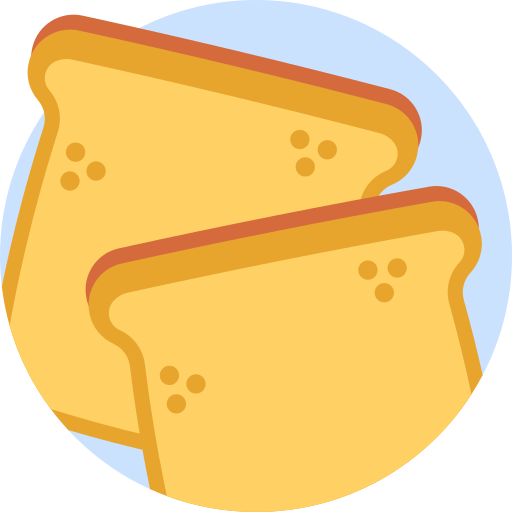 tostadas Detailed Flat Circular Flat icono